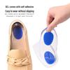 Silicone Heel Lift: Invisible Height-Boosting Insoles for Men & Women – Shock-Absorbing Sports Half Pad