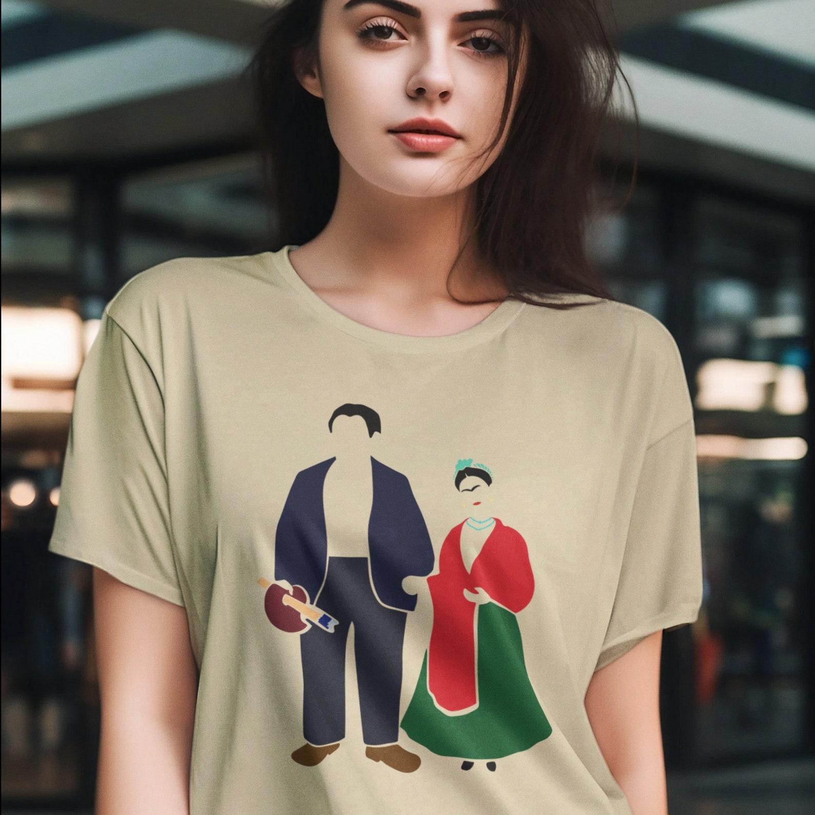 Frida Kahlo and Diego Rivera | Artist | Frida Kahlo Tshirt | 2Merchants | S