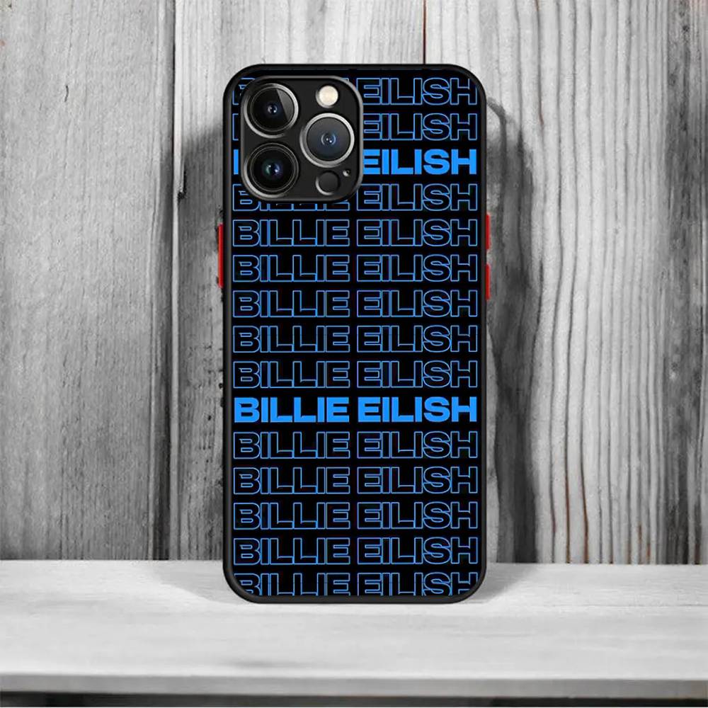 Hit Me B-BillieS Eilish For iPhone 16 15 14 11 12 13 Mini Pro Max X XS Phone Case Shockproof Frosted