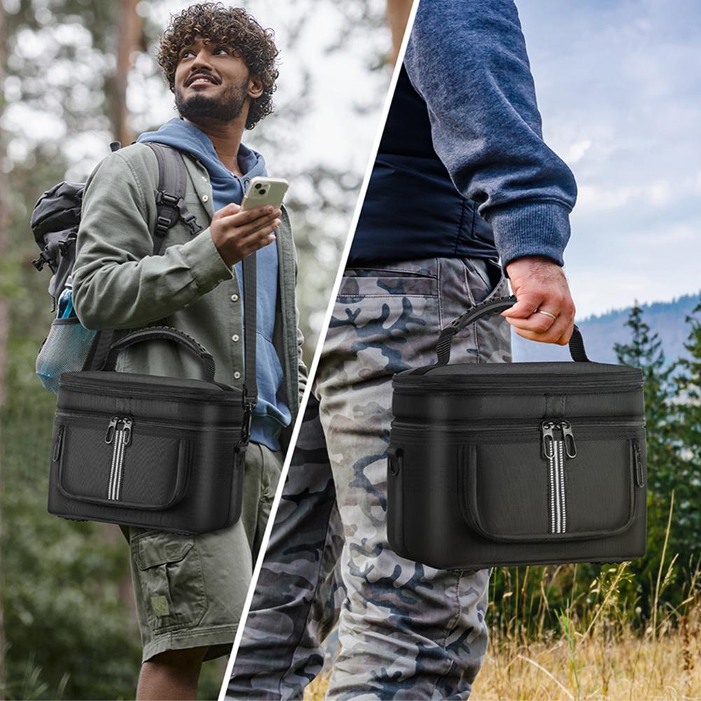 Carrying Case for Ef Ecoflow River 2 Portable Power Station Bag Travel Carrying Bag Protective Case Waterproof Multiple Pockets