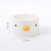 Cute Chick Design Ceramic Pet Cat Dog Bowl MW017 Drinking Bowls For Small Puppy Dogs Adult Cats Feeding Food And Water 200/500ml