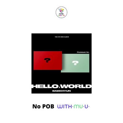 Wybierz POB Photobook Ver EXO BAEKHYUN 4th Mini Album HELLO WORLD