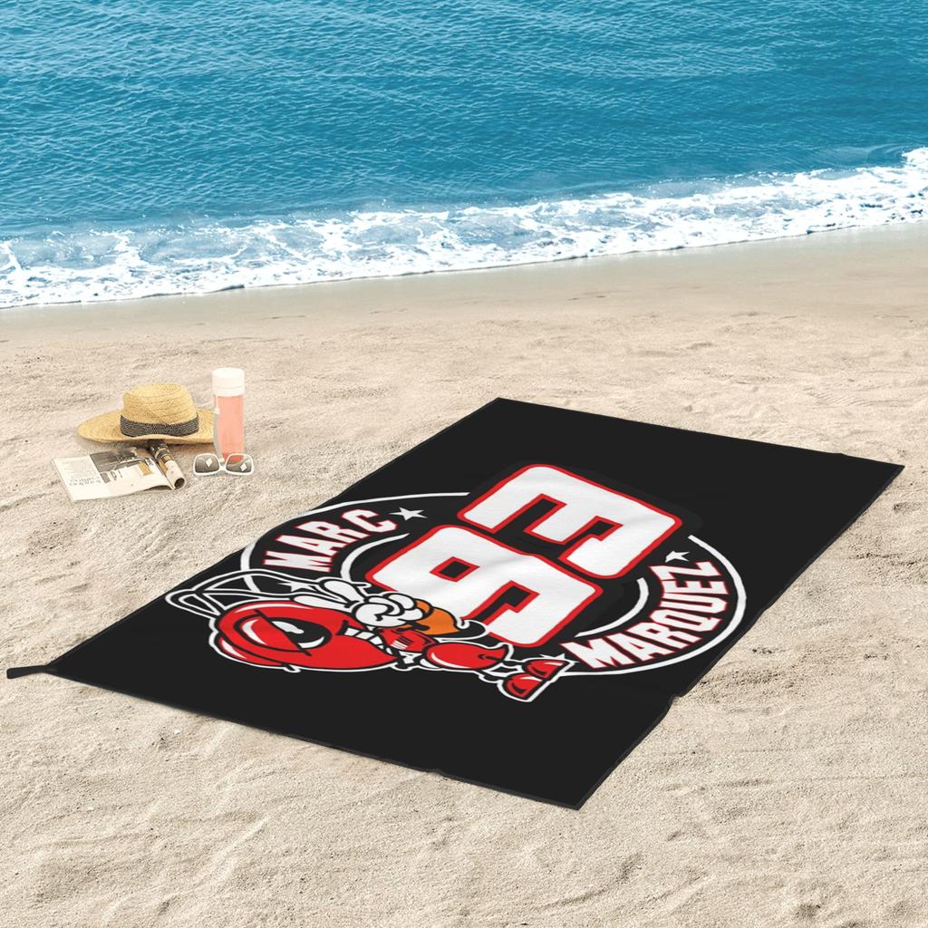 Motorcycle Marc Marqueze 93 Beach Towel Soft Microfiber Quick Dry Absorbent Quick Towels For Swimming