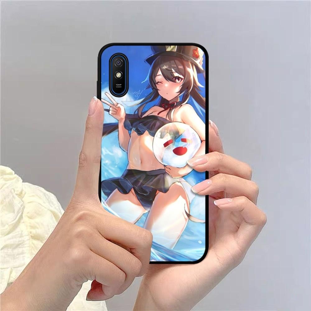 Genshin Impact Hu Tao Phone Case For Redmi 5 6 7 8 9 10 Plus Pro 6 7 8 9 A GO K20 K30 K40 Pro Plus F3 Fundas