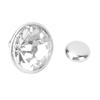 Cloth   Inlay   Rivets 12mm Spots Studs   for   Leather Craft Decoration(Gold)