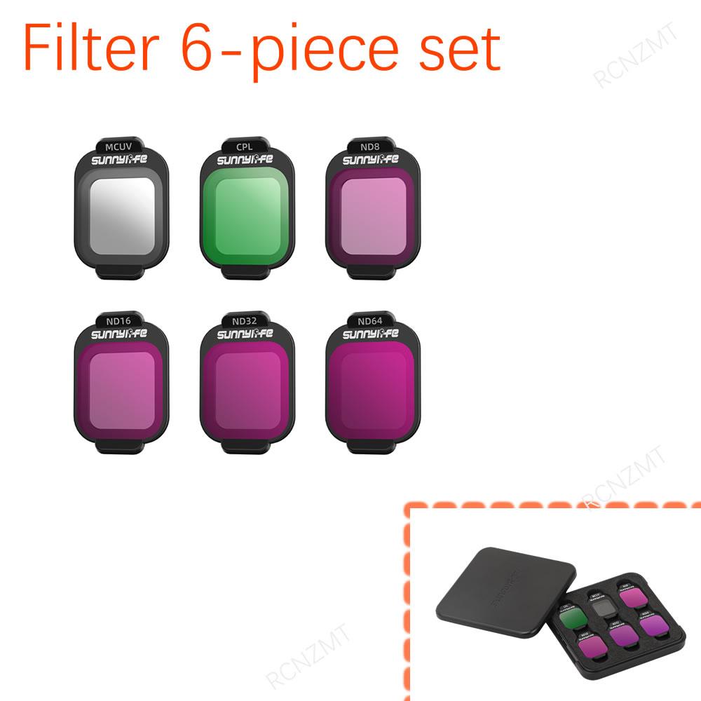 Accessories Kit for DJI Flip Landing Gear Lens Cap Propeller Guard Cage Holder Filter RC 2 Controller Silicone Case bag