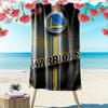 Asciugamano da Spiaggia Stampa Golden State Warriors, Asciugamano Grande Morbido Asciugatura Rapida per Spiaggia Campeggio Nuoto