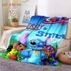 Steek Stekensteek Plaid Deken Bank Quilt Cover Reis Beddengoed Outlet Plaid Flanellen Deken Sprei