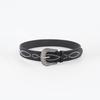 Trendy Retro Inlaid Gem Belt Female, Punk Style Personality Hottie Decorative Belt