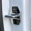 Накладка на замок двери Mercedes-Benz из нержавеющей стали - Черный титан для C, E, GLA, S-Class AMG