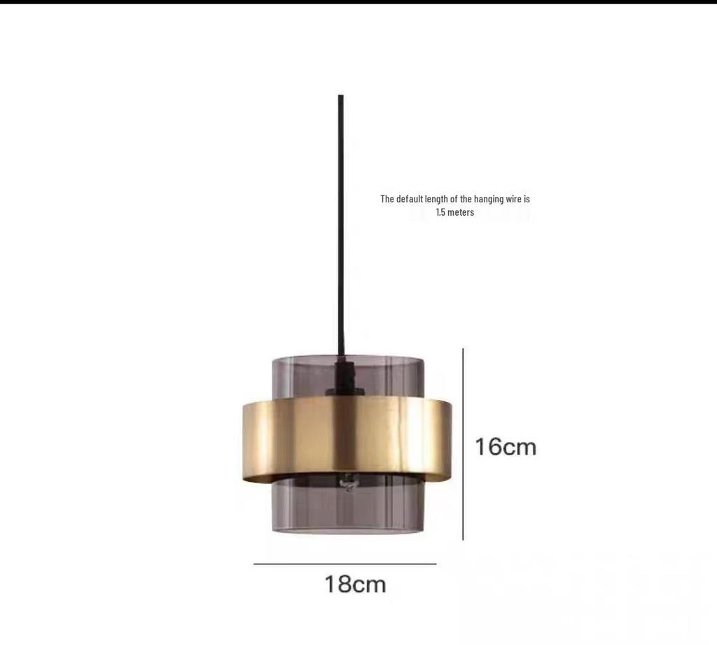 Modern Nordic Glass Pendant Light for Coffee Shop or Bedroom