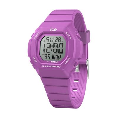 Authorized Distributor Ice Watch Digital Men's Watch 022101 ICE Digit Ultra Purple Small
