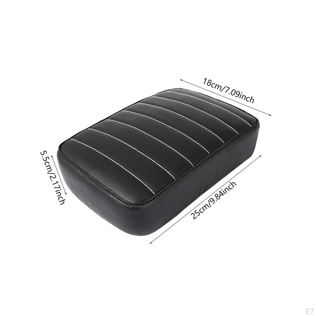 Leather Pillion Pad Pessenger Seat Passenger Black for x48