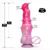 Dildo Asino e Cavallo con Ventosa e Design a Tentacolo di Polpo - Grande Giocattolo Dilatatore Prostatico Anale
