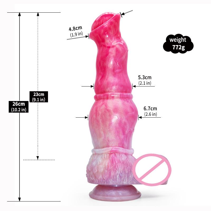 Dildo Asino e Cavallo con Ventosa e Design a Tentacolo di Polpo - Grande Giocattolo Dilatatore Prostatico Anale