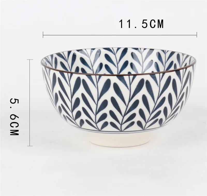 Japońska domowa ceramiczna miska na ryż miska na zupę z makaronem miska na deser Koreańska miska na lody kreatywna retro zastawa stołowa miski w kształcie kapelusza zero waste