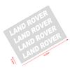 4 Stück Auto Türgriff Aufkleber Reifen Rückspiegel Aufkleber Emblem für Land Rover Discovery Range Rover Evpque Defender Auto Brille Rover L322 L405