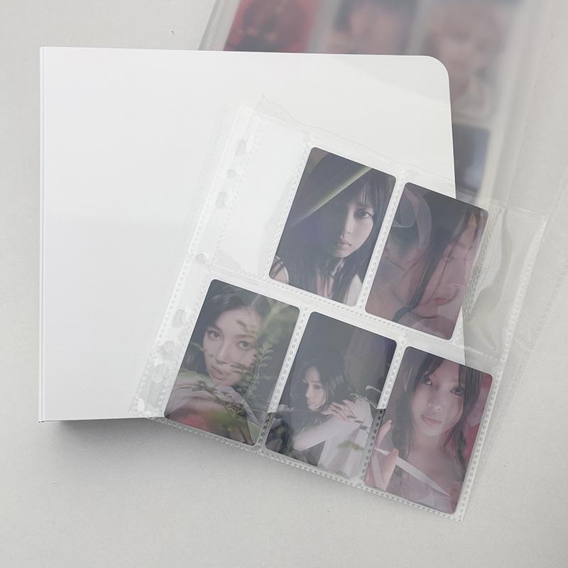 Idol Small Card Photo Album Idol Album Photo Card Storage Picture Collection Book 5/6 Pocket Inner Page Loose-leaf Photo Album