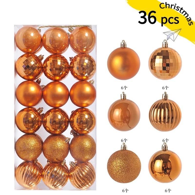 24/36Pcs 3/4cm Christmas Balls Decoration Christmas Tree Ornaments Xmas Hanging Pendants Home Party Navidad Decor New Year Gifts