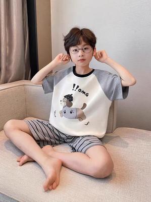 2026 Summer Cartoon Pajama Set for Boys – Short Sleeve & Shorts for Kids