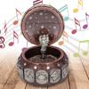 Music Box Fashion Creativity Rotating 12 Constellations Firends Birthday Holiday GiftsCoppery Aries
