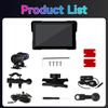 7 Inch Motorcycle GPS Navigation 2K HD DVR Wireless CarPlay Android Auto IP67 Waterproof Display Screen Portable Moto Monitor