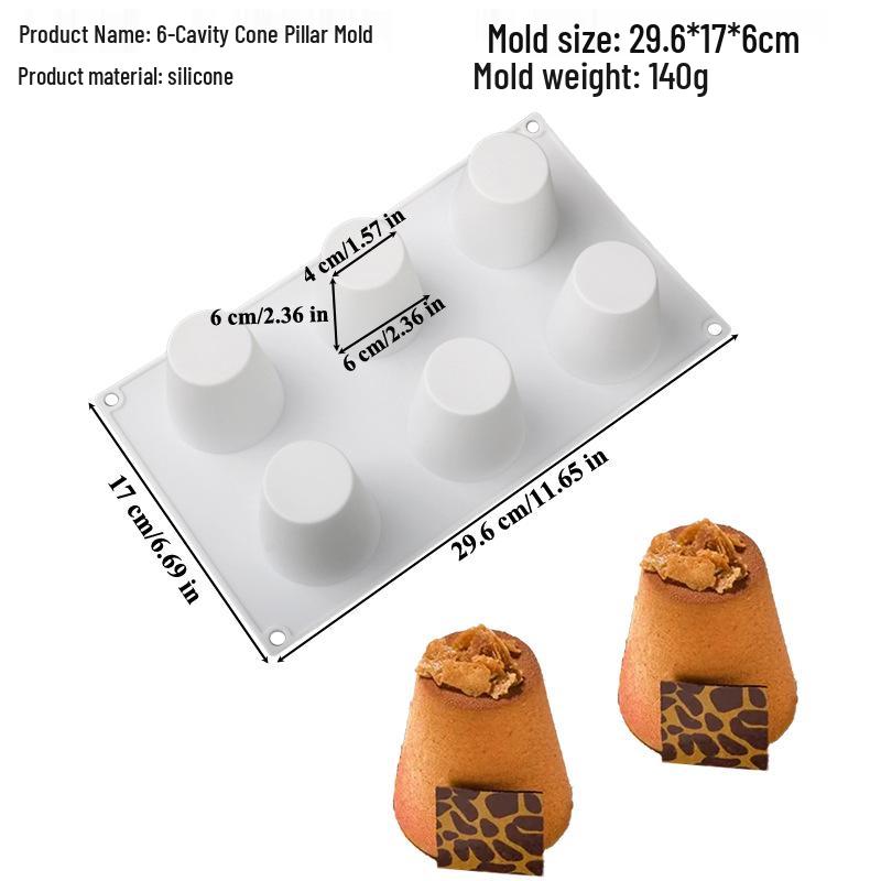 Shenhong 3D Milk Tea Mug & Mousse Cake Silicone Mold