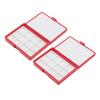 2Pcs Portable Watercolor Box Detachable Easy To Clean Compact Mini Watercolor Palette Box for Beginners Artists