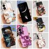 For Motorola Moto G04 4G Case New Astronaut Butterfly Soft Silicone TPU Black Cover For Moto G04s Moto E14 4G 6.56" Phone Case