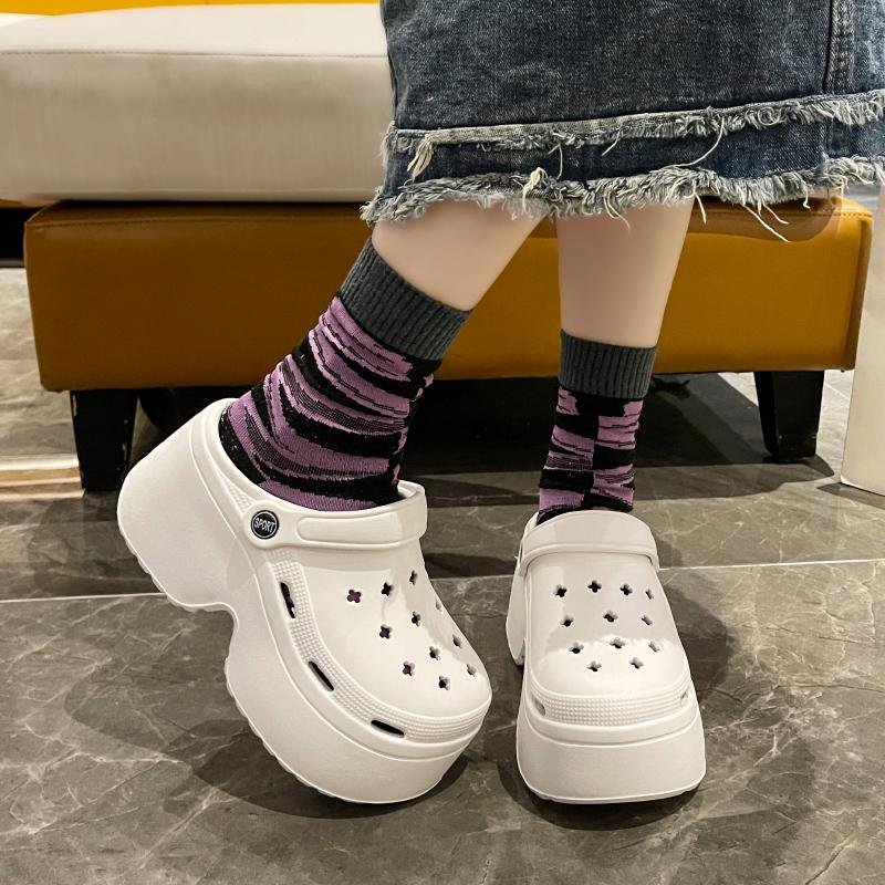 House Cloud Slipper Clog Woman Charm Sandal Flip Flops Beach Non Slip Home Shoe High Heel Platform Female Slides Ladies Outdoor