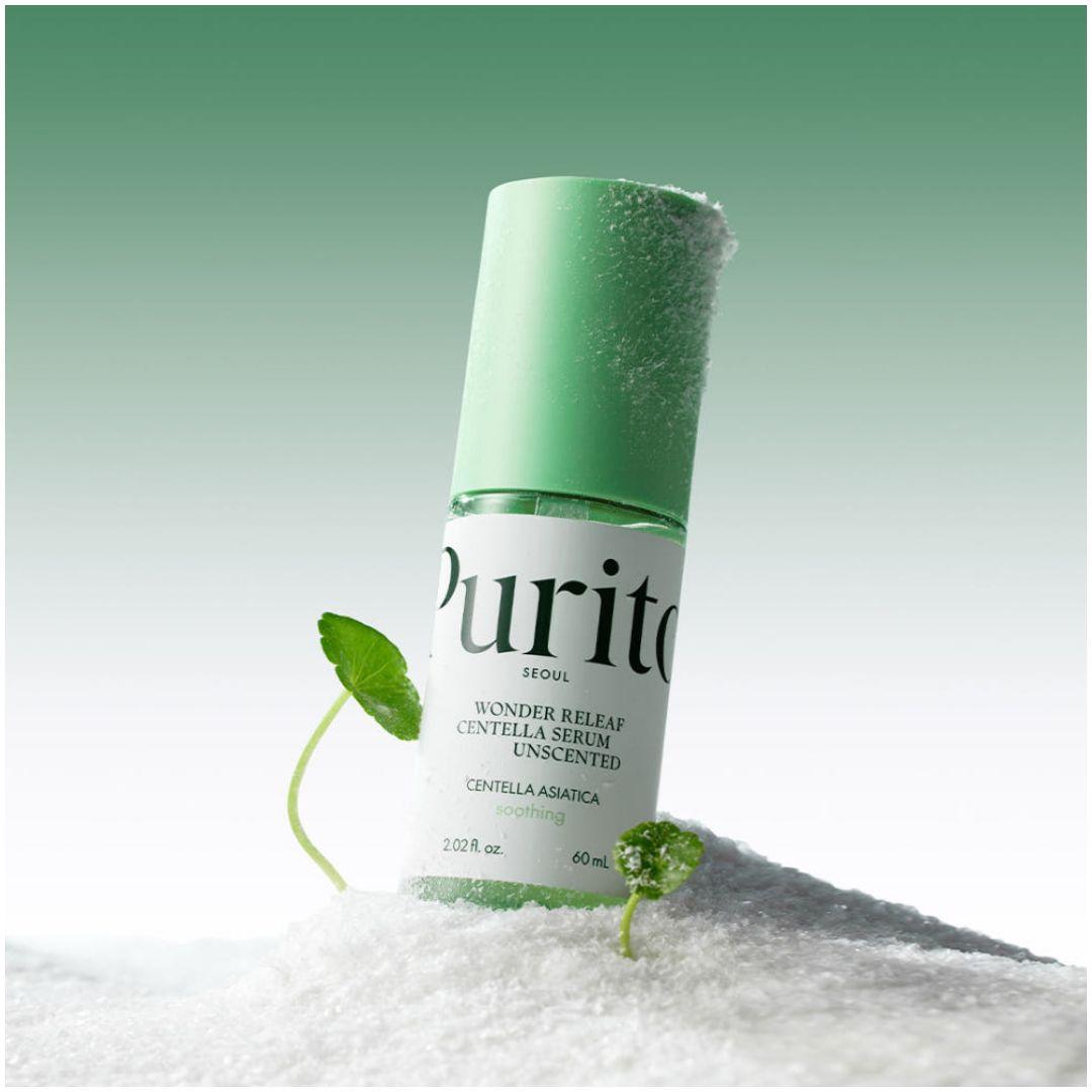PURITO SEOUL Wonder Releaf Centella Serum Unscented Soothing Barrier Repair Facial Serum 60ml 1 Pack (60ml)