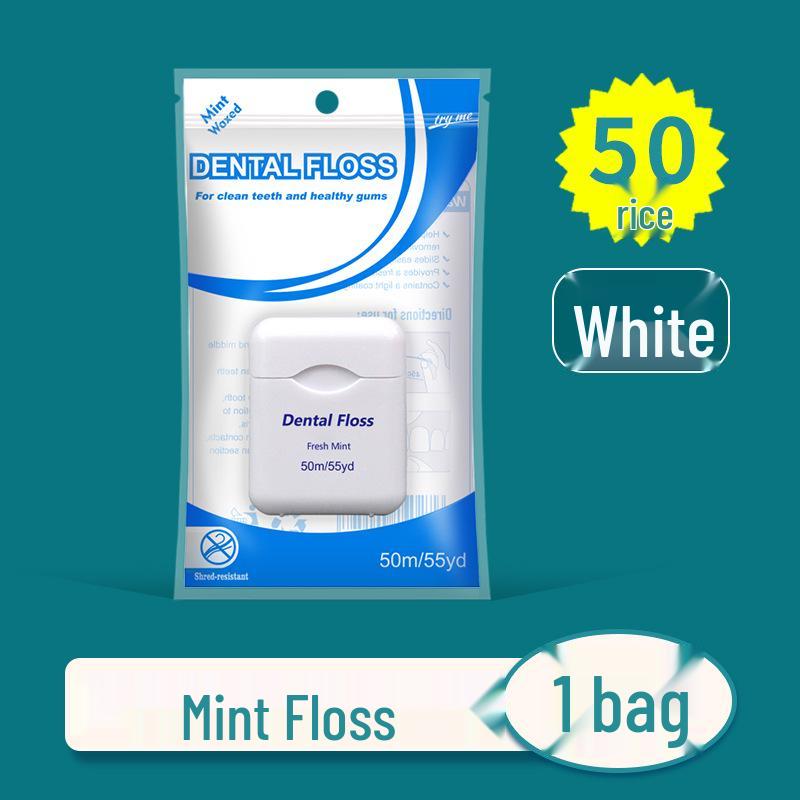 Minze gewachste ultrafeine Zahnseide 50m Box - Hochfester kieferorthopädischer Draht
