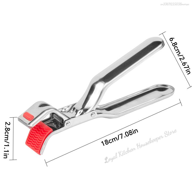 Hot Dish Plate Clip Anti-Scald Bowl Clip Gripper Ergonomic Handle Bowls Clamp Holder for Frying Pans Air Fryers Steamers Ovens