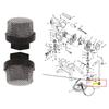 246385 246384 287032 Filtersatz Ersatz für 390 395 490 495 495 595 3400 Airless-Spritzpistolen Saugrohrfilter Siebsatz