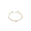 Korean Double-layer Color Butterfly Bracelet Women's Ins Wind Pearl Bracelet Niche Temperament Jewelry