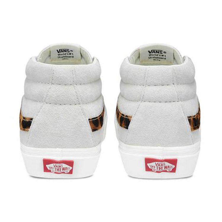 Vans Sk8-Mid Retro High-Top Casual Canvas Shoes Unisex Sneakers White VN0A3WM3033