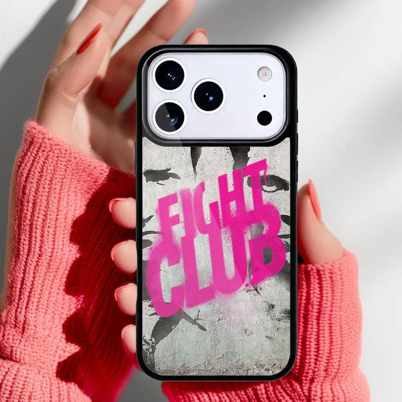 Fight Club Phone Case for iPhone 17 16 15 14 13 Pro Max Back Cover for 12 11 Pro Coque
