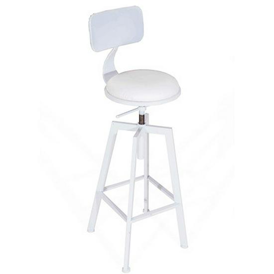 American Solid Wood & Iron Bar Stool, Coffee Shop Chair, Adjustable Counter & Bar Seating, Free Shipping