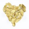 100/200 Pieces Silk Roses Leaf Gold Leaves Artificial Plants Decorative Flower Christmas Garland Diy Gift Home Wedding Decor