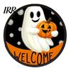 High-quality Halloween Signage LED Glowing Hanging Decor, Acrylic Window Ornament with Light, Spooky Indoor Decorations Sign for Door Wall Haunted