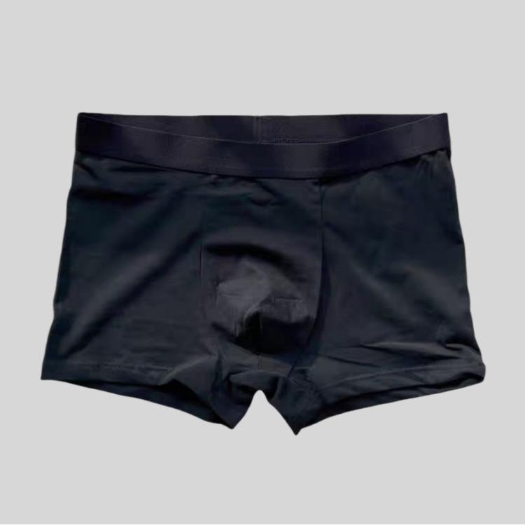 Pure Cotton Men's Loose Breathable Antibacterial Boxer Briefs - Trendy Fashion Sports Underwear for Youth Students