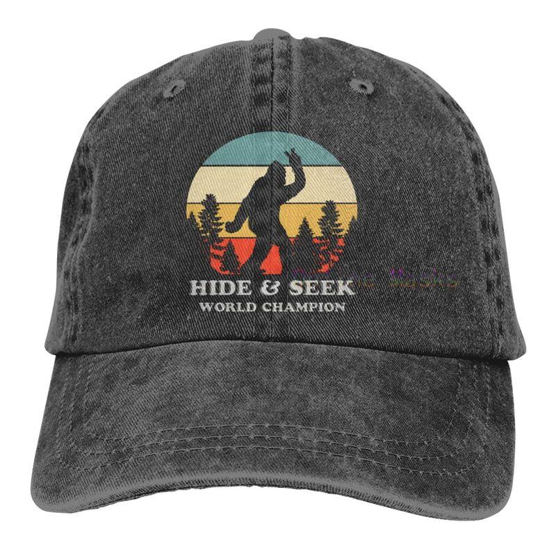 Bigfoot ist echt und er hat versucht, meinen Arsch zu fressen Baseballkappe Unisex Vintage Trucker-Hut Verstellbare Cowboyhüte für Herren Damen