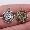Flowers Of Life Charms Vintage Alloy Pendants For Nature Inspired Jewelry Making