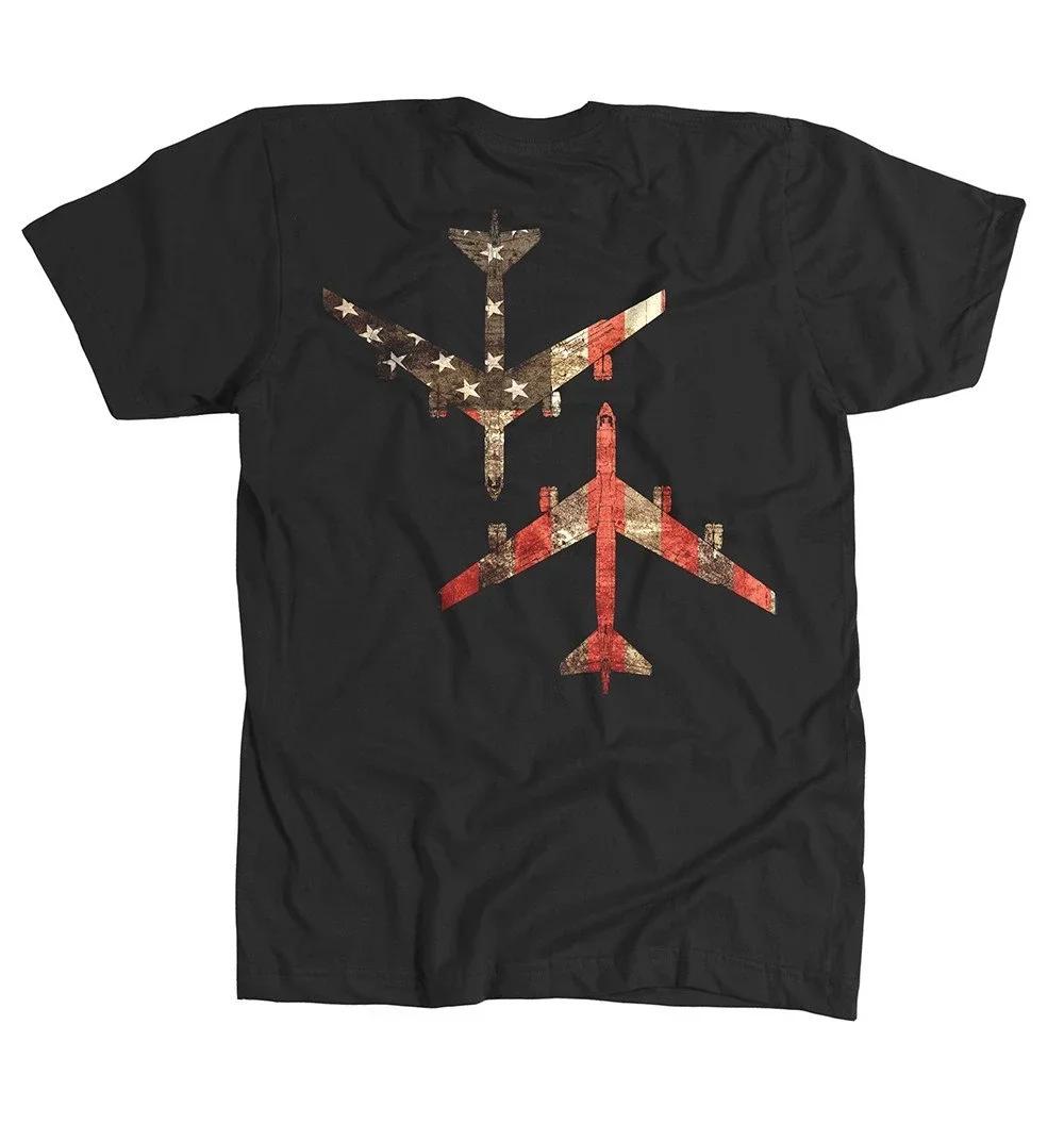 

Vintage USA Flag B-52 Stratofortress Strategic Bomber T-Shirt 100% Cotton O-Neck Short Sleeve Casual Mens T-shirt Size S-3XL ... S разноцветный