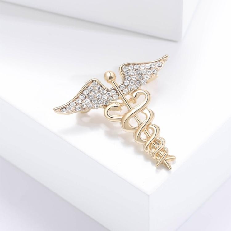 Eye Catching Sophisticated Angelic Wing Pin Portable Jewelry Accessory for Themed Event Stylish Outfits Casual Wear