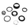 Bike Bearing Headset 44mm Straight Tube Aluminum Alloy CNC Cutting Process Cycling Headset Replacement