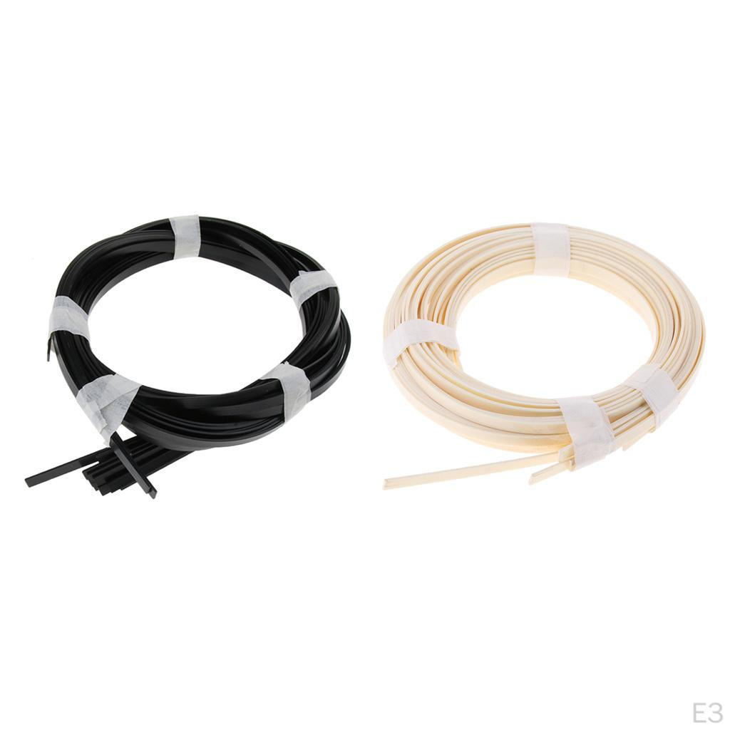 10 Pcs Acoustic Folk Guitar Edge Inlay