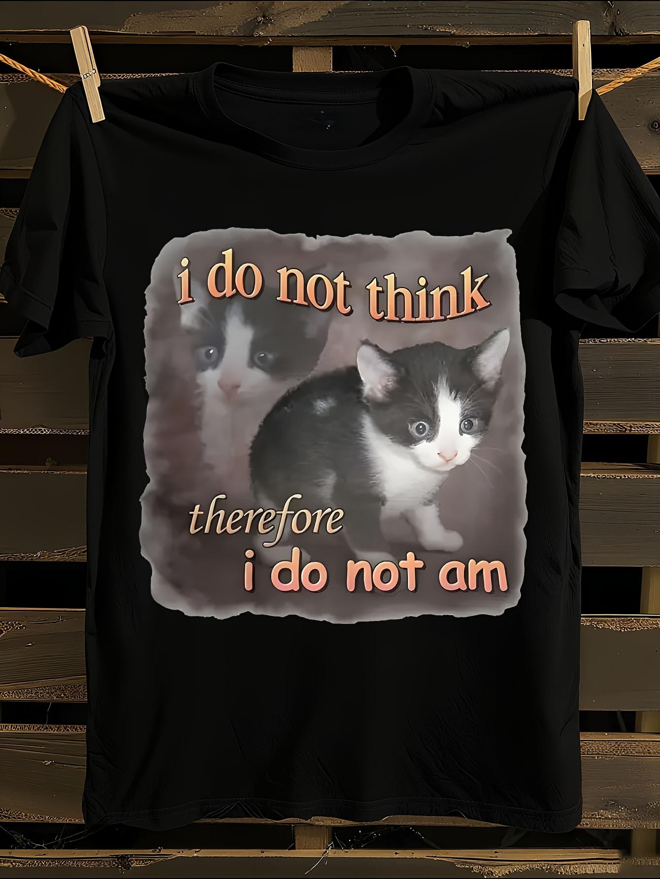 PAWTERA Heavy Metal Cat Meme Tshirt S