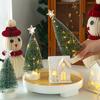 Christmas Glowing Snow House Desk Ornament Christmas Gift 2026 Glowing in The Dark Xams Tree Train Ornament Home Decor