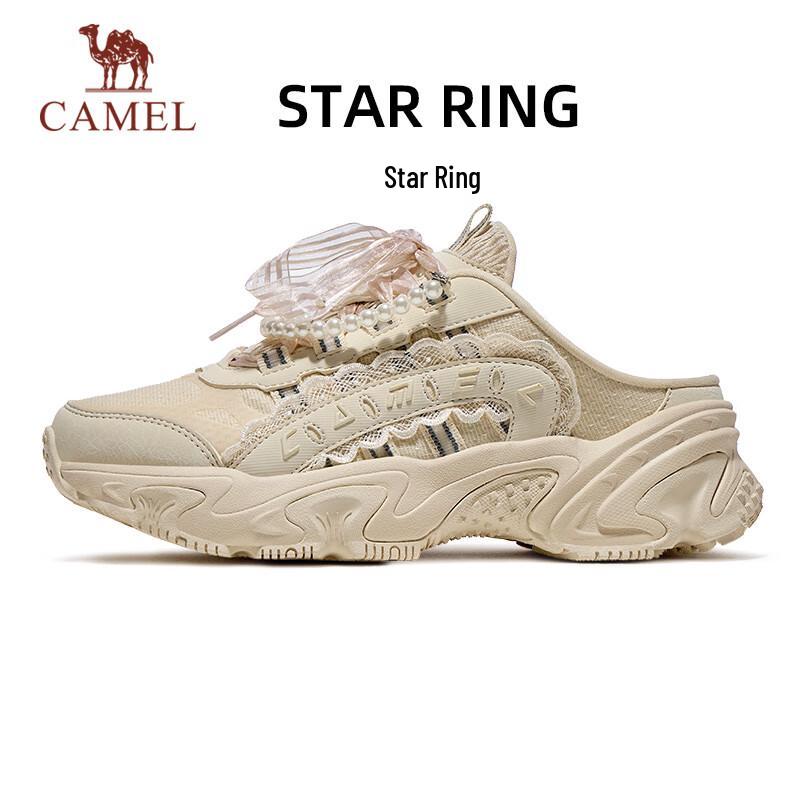 CAMEL Women s Platform Dad Half-Slippers 38